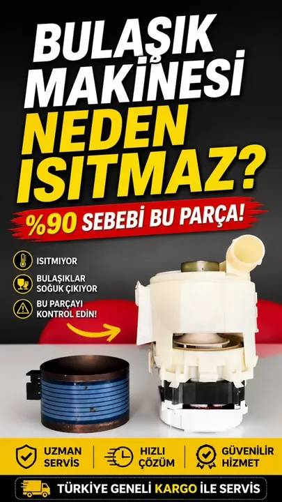 Bulaşık makinesinin neden ısıtmadığını anlatan kısa videonun kapak görseli