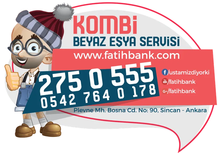 Fatih Bank Ankara servis iletişim kartı