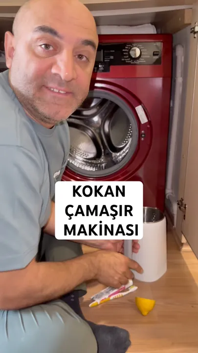Çamaşır makinesi körük lastiği temizliğini anlatan kısa videonun kapak görseli